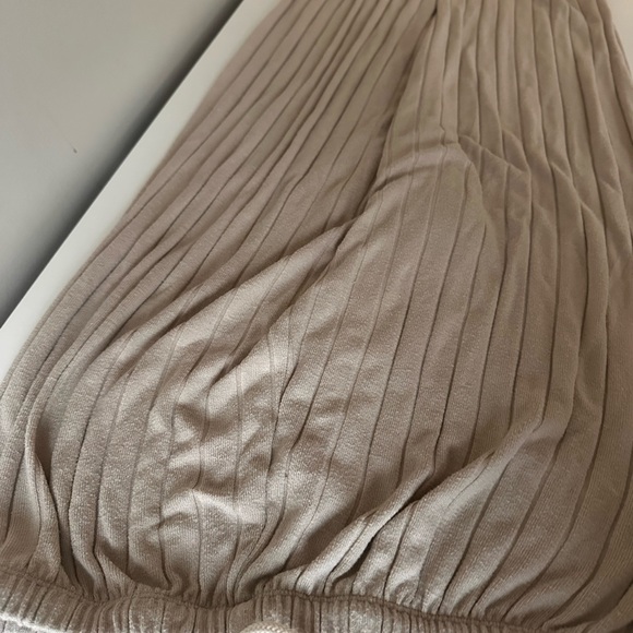 Taupe Ribbed Lounge Set - Picture 3 of 8